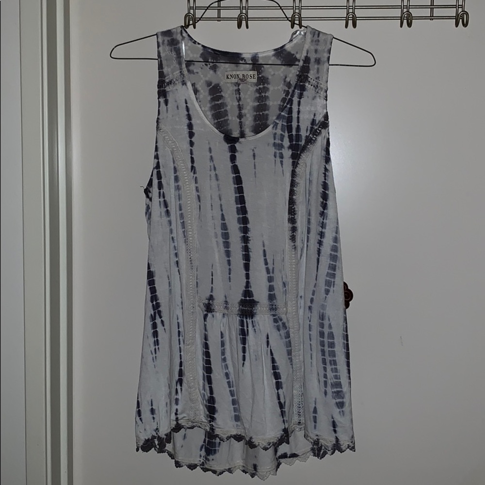 Knox Rose Tie-dyed Top